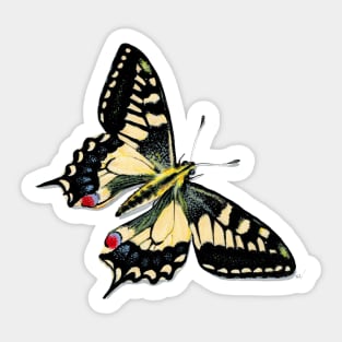 Swallowtail Butterfly Sticker